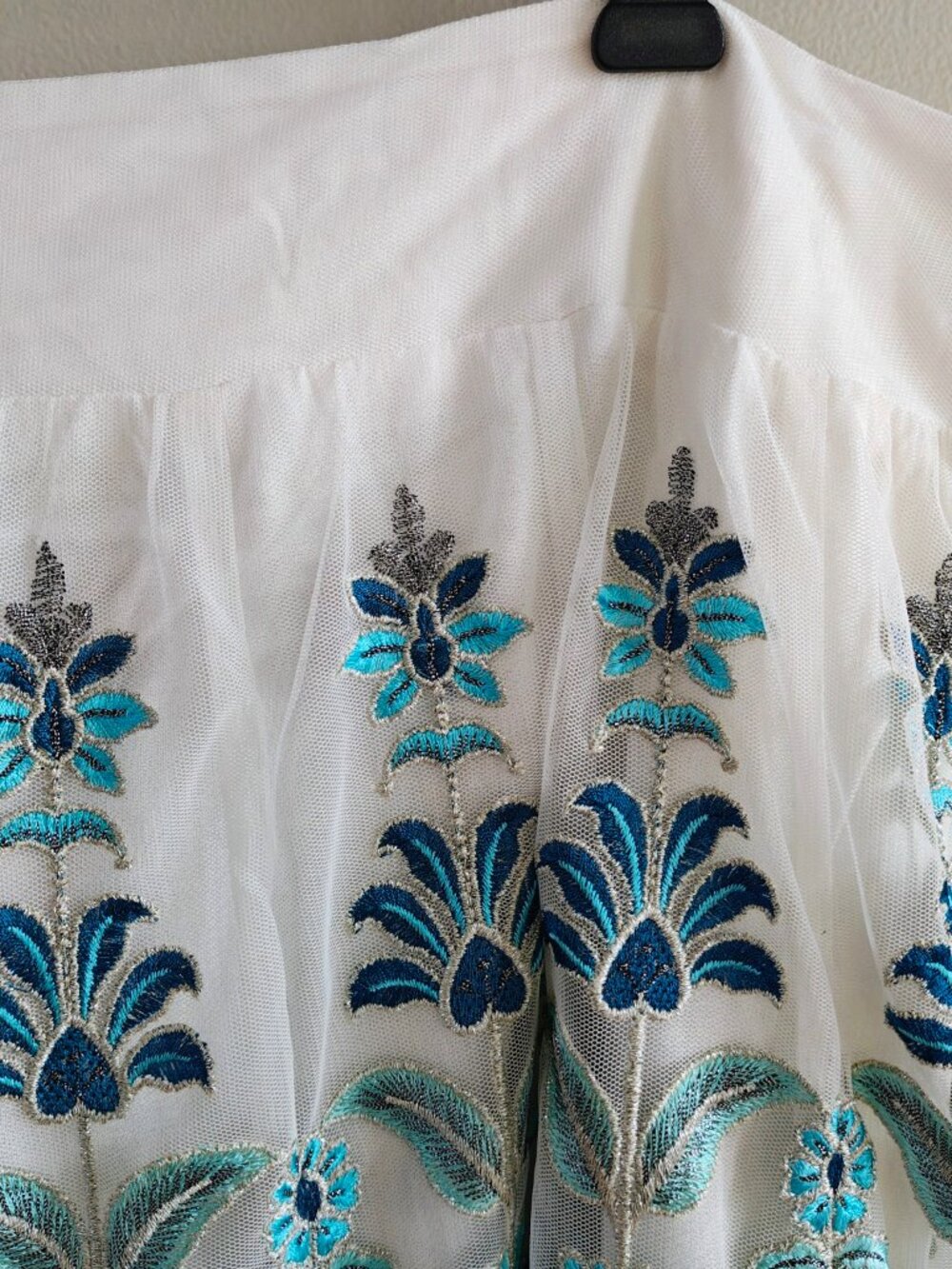 SOFT SURROUNDINGS Alexandria Embroidered Skirt - Picture 7 of 9